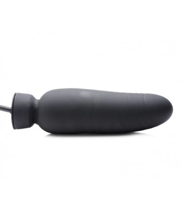 PENE GONFIABILE IN SILICONE 20 CM NERO