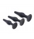 3 X ENSEMBLE DE BOUCHONS ANAL TRAINER SILICONE NOIR