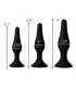 SET 3 X TAPPI ANAL TRAINER IN SILICONE NERO