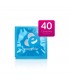 EASYGLIDE EXTRA THIN CONDOMS 40 UNITS