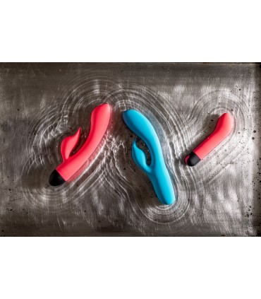 RECHARGEABLE TAPPING VIBRATOR V8 PURPLE