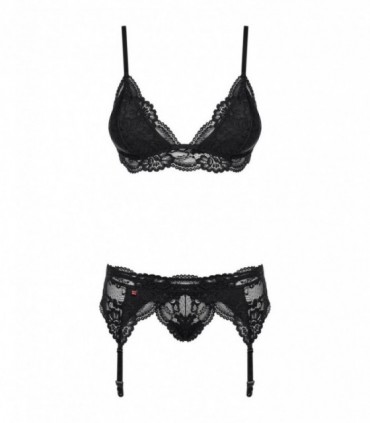 810-SEG-1 3-PCS SET BLACK S/M