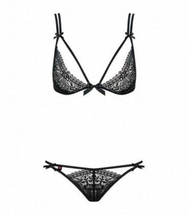 INTENSA 2-TEILIGES SET SCHWARZ S/M