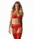 ENSEMBLE 3 PIÈCES HEARTINA ROUGE S/M