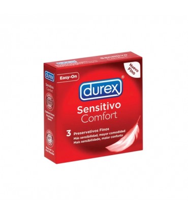 PRESERVATIVOS DUREX SENSITIVO SUAVE 3 UDS