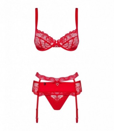 HEARTINA 3 PCS SET RED L/XL