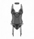 DONARELLA CORSET & THONG XS/S