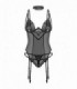 DONARELLA CORSET & THONG XS/S