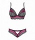 SET 2 PEZZI TULIA NERO S/M