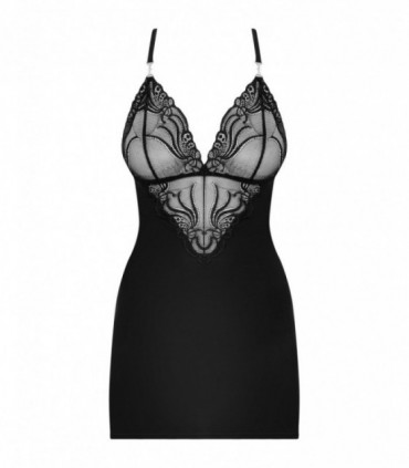 828-CHE-1 CHEMISE & THONG L/XL