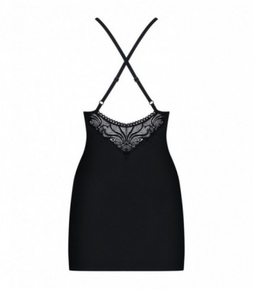 828-CHE-1 CHEMISE & THONG L/XL