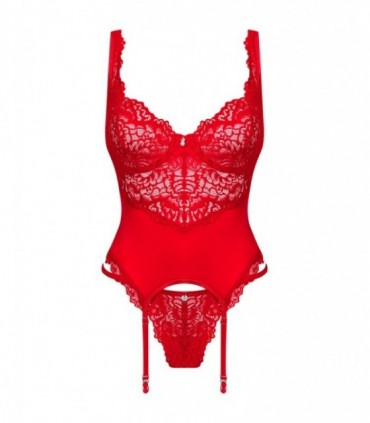 LOVE CHERRIS KORSETT & TANGA S/M