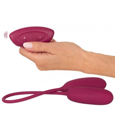 SHAKING & VIBRATING LOVE EGG DUO RECHARGABLE