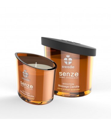 SENZE MASSAGE CANDLE SEDUCTION - CLOVE ORANGE LAVENDER 50 ML