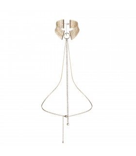 DESIR MÉTALLIQUE - COLLIER DORÉ MAILLES MÉTALLIQUES