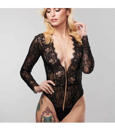 MAGNIFIQUE - FOUET / COLLIER CHAÎNE MÉTALLIQUE OR