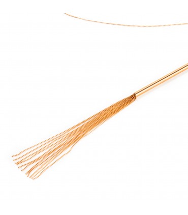 MAGNIFIQUE - FOUET / COLLIER CHAÎNE MÉTALLIQUE OR