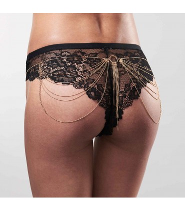 MAGNIFIQUE – BIJOUX DE TAILLE CHAÎNE MÉTALLIQUE OR