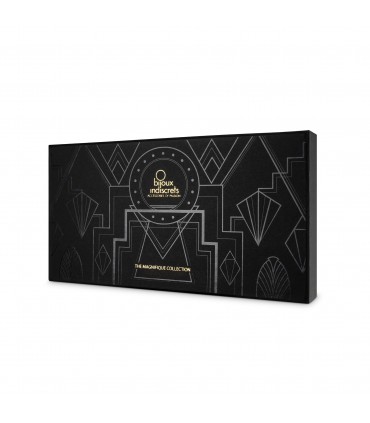 MAGNIFIQUE - FOUET / COLLIER CHAÎNE MÉTALLIQUE OR