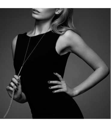 MAGNIFIQUE - FOUET / COLLIER CHAÎNE MÉTALLIQUE OR