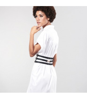 MAZE - CEINTURE LARGE ET RETENUES NOIRES