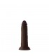 MODEL J 5.5" LIQUID SILICONE DONG - MAHOGANY