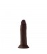 MODEL J 5.5" LIQUID SILICONE DONG - MAHOGANY