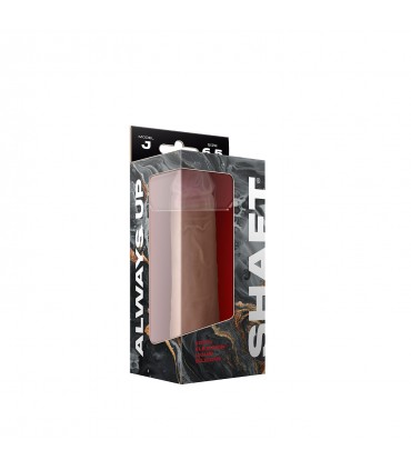 MODEL J 6.5" LIQUIDE SILICONE DONG - PINE
