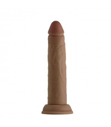 MODEL J 7.5" LIQUID SILICONE DONG - OAK