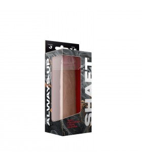 DONG IN SILICONE LIQUIDO MODELLO J 7,5" - PINO