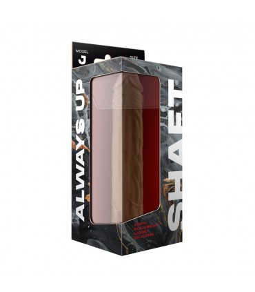 MODEL J 9.5" LIQUID SILICONE DONG - OAK