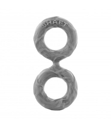 ANELLO A DOPPIA C - GRIGIO - PICCOLO