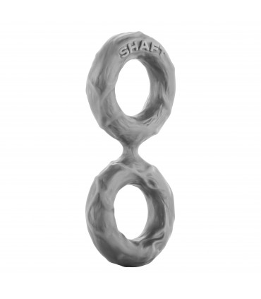 ANNEAU DOUBLE C - GRIS - MOYEN