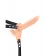 VIBRATORE USB CON CINGHIA IN SILICONE DOUBLE FLESH 15"5 CM