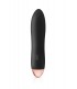 MINI VIBRADOR SILICONA RECARGABLE PINGA NEGRO