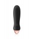 MINI VIBRADOR SILICONA RECARGABLE CHUPA NEGRO