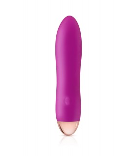MINI VIBRADOR SILICONA RECARGABLE PINGA ROSA