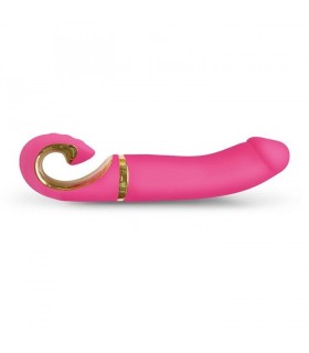 GJAY PINK SILICONE RECHARGEABLE VIBRATOR