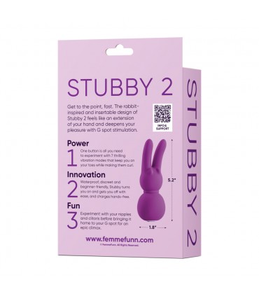 STUBBY 2 MASSAGER - PURPLE