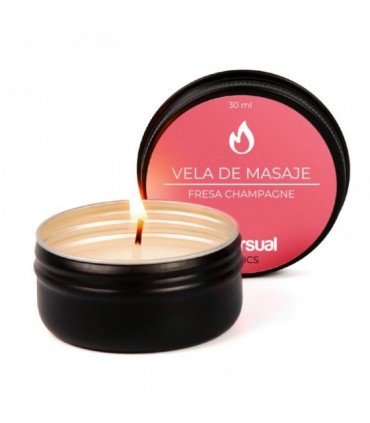 ERDBEER-CHAMPAGNER-MASSAGEKERZE 30 ML