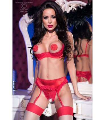 CR4191 SET 3 PIEZAS ROJO L