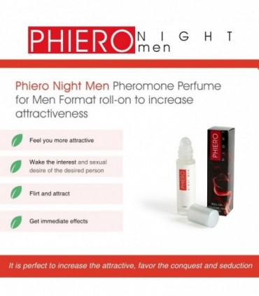 PHIERO NIGHT MAN PARFÜM MIT PHEROMONEN FÜR MÄNNER 10 ML