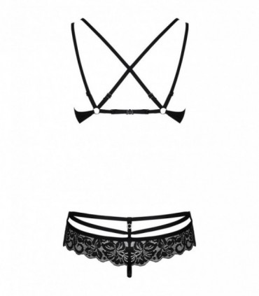 860-SET-1 2-PCS SET BLACK L/XL