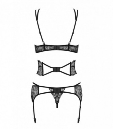 FRIVOLLA ENSEMBLE 4 PIÈCES NOIR S/M