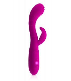 VIBRADOR C/ ESTIMULADOR RABBIT BESS RECARGABLE