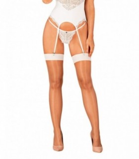 S814 STOCKINGS WHITE S/M