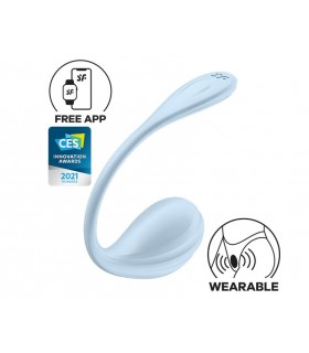 GLATTES BLÜTENBLATT BLAUES EI MIT KONTROLLE