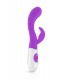 VIBRADOR SILICONA RABBIT LEOLA MORADO