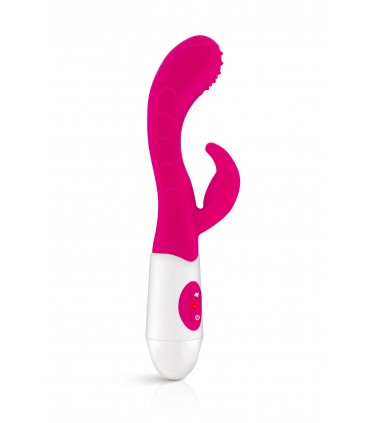 VIBRADOR SILICONA RABBIT LEOLA ROSA