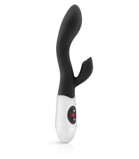 VIBRADOR SILICONA RABBIT NAYA NEGRO